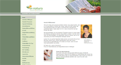 Desktop Screenshot of in-natura-heilzentrum.de